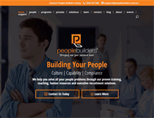 Tablet Screenshot of peoplebuilders.com.au